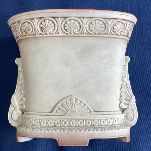 Vintage Antique Schafer and Vater Bisque Jasperware Porcelain Vase Roman Theme - Picture 2 of 14